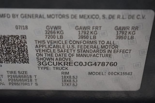 Certified 2018 Chevrolet Silverado 1500 LT w/ All Star Edition AWD/4WD image 34