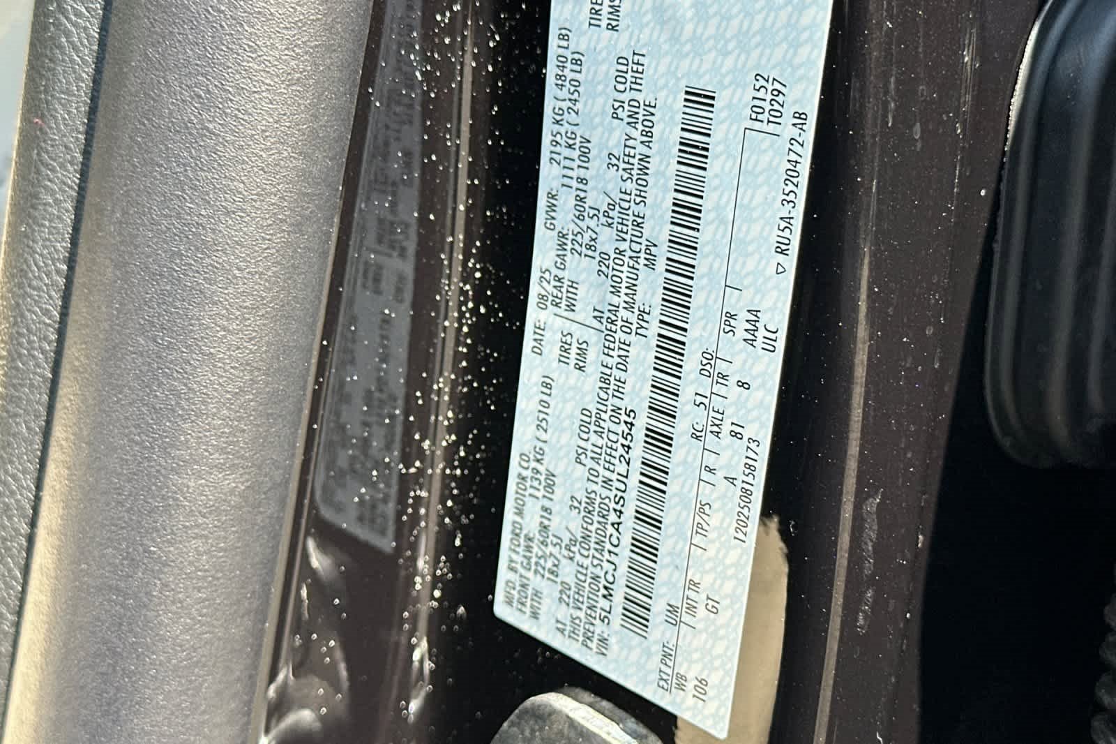 Used 2025 Lincoln Corsair Premiere w/ Equipment Group 101A image 30