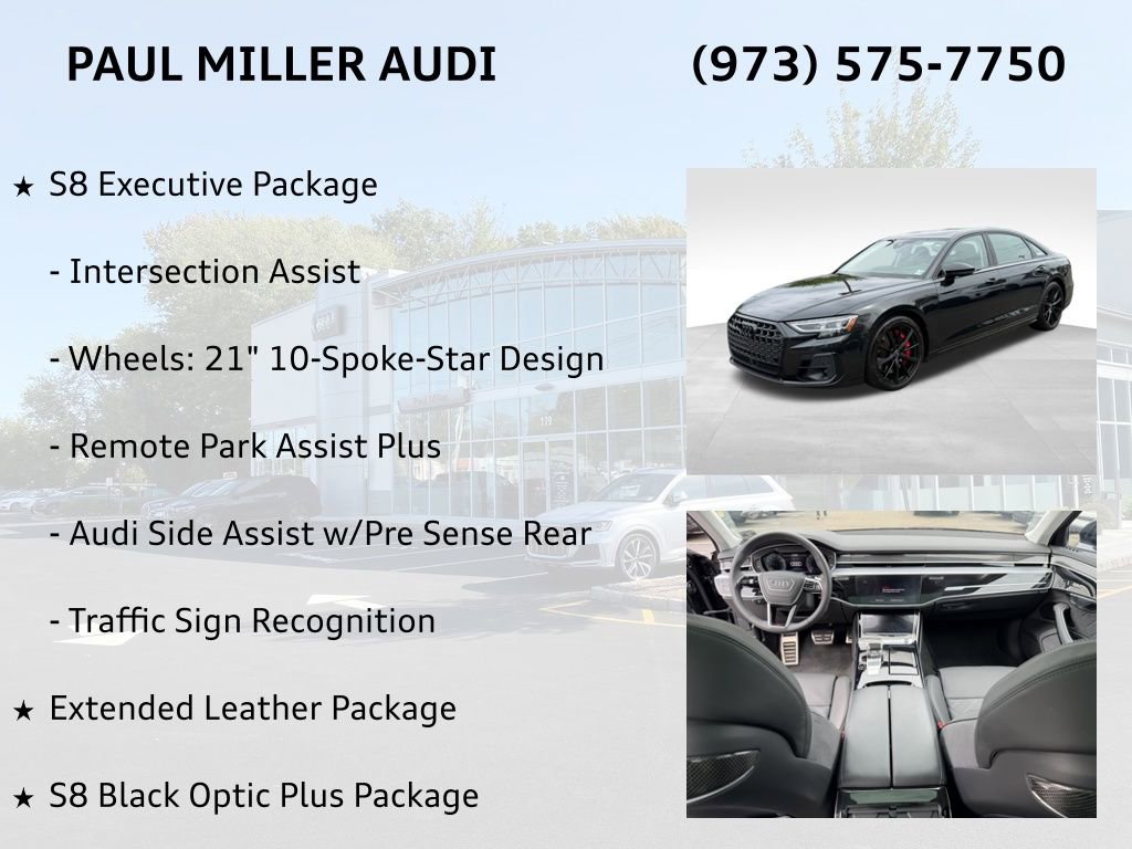 Certified 2023 Audi S8 w/ S8 Comfort Plus Package AWD/4WD image 14