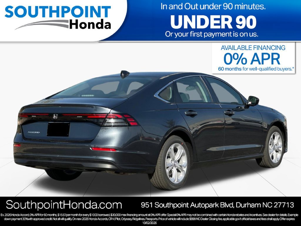 New 2026 Honda Accord LX image 3