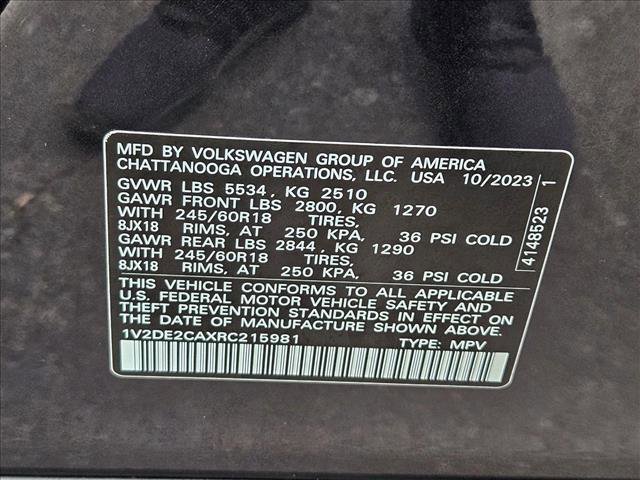 Used 2024 Volkswagen Atlas Cross Sport SE image 22