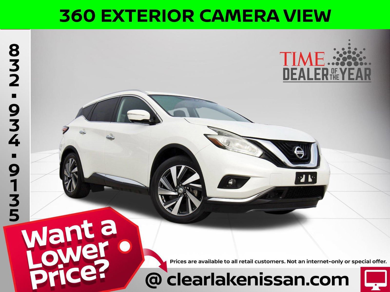 Used 2015 Nissan Murano Platinum w/ Platinum Technology Package image 1
