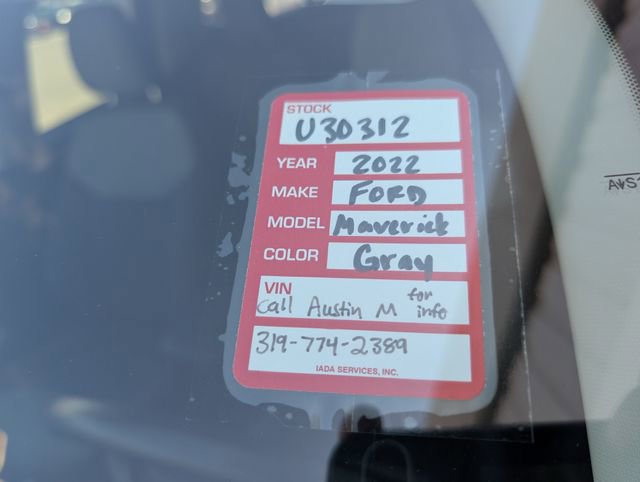 Used 2022 Ford Maverick XLT w/ Equipment Group 300A Standard image 41