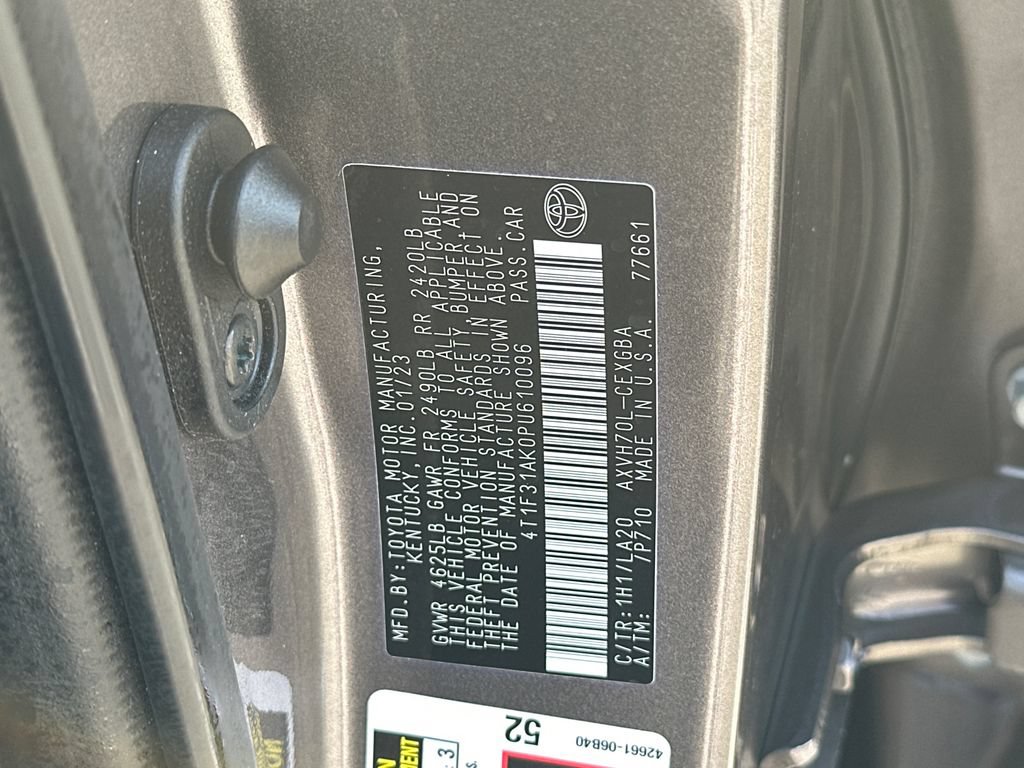 Used 2023 Toyota Camry XLE w/ Cold Weather Package FWD image 34