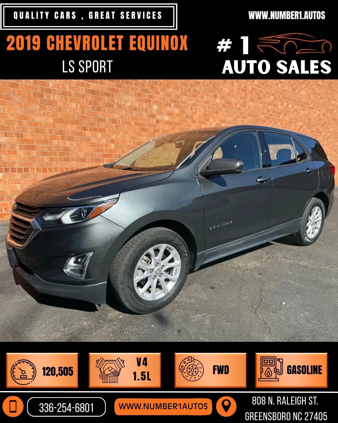 Used 2019 Chevrolet Equinox LS