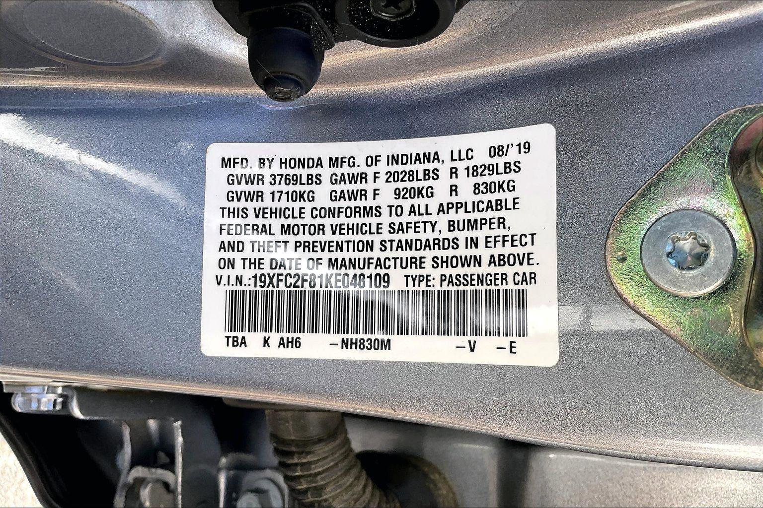 Used 2019 Honda Civic Sport image 32