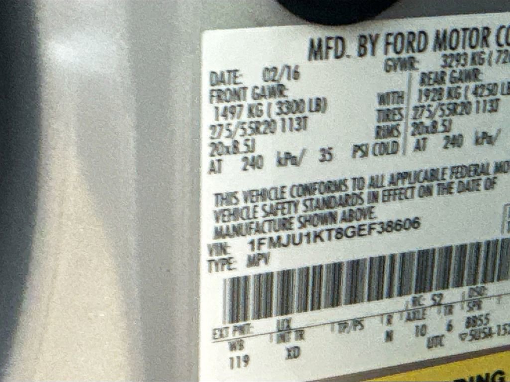 Used 2016 Ford Expedition Limited w/ Equipment Group 301A image 35