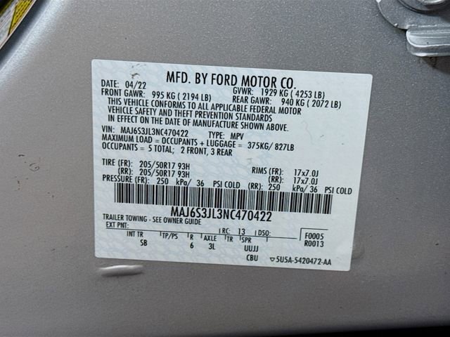 Used 2022 Ford EcoSport SES w/ Interior Protection Package image 29