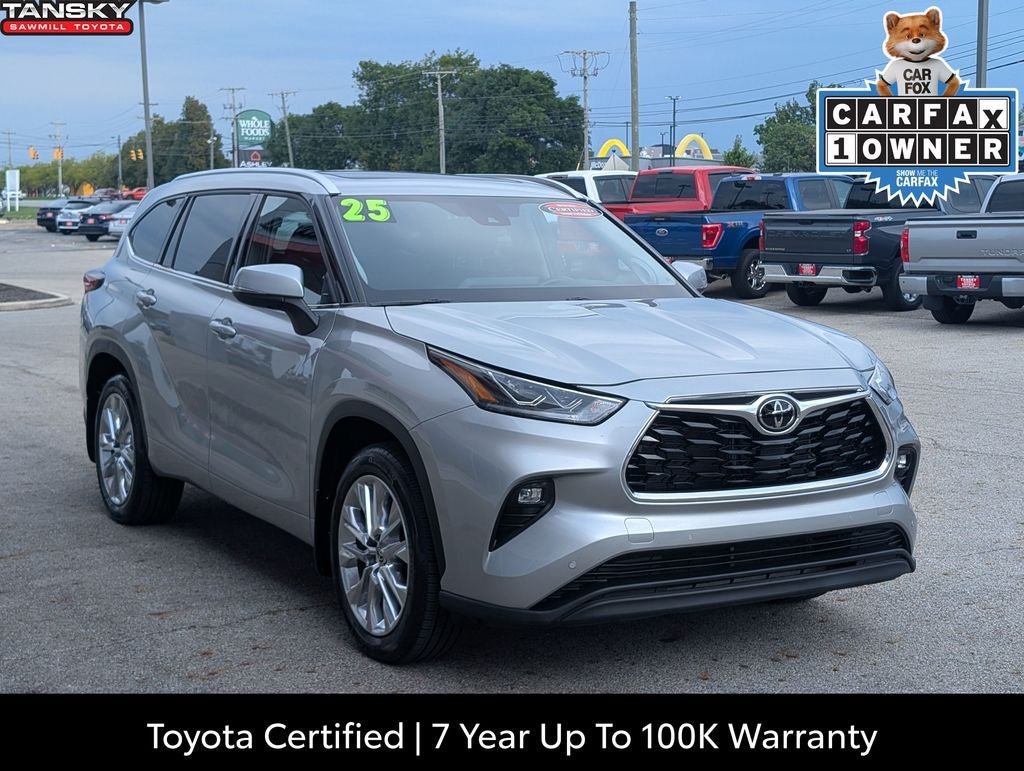 Certified 2025 Toyota Highlander Limited