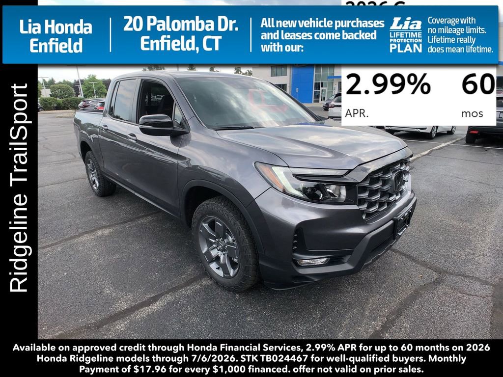 New 2026 Honda Ridgeline TrailSport image 1