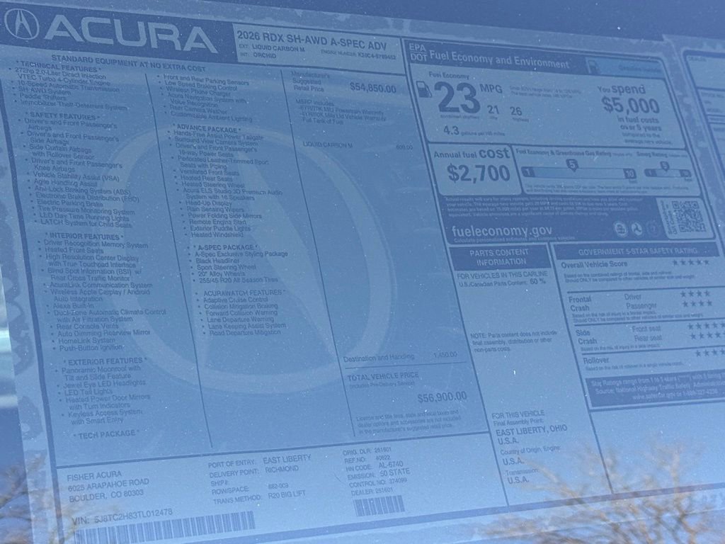 New 2026 Acura RDX A-Spec image 27