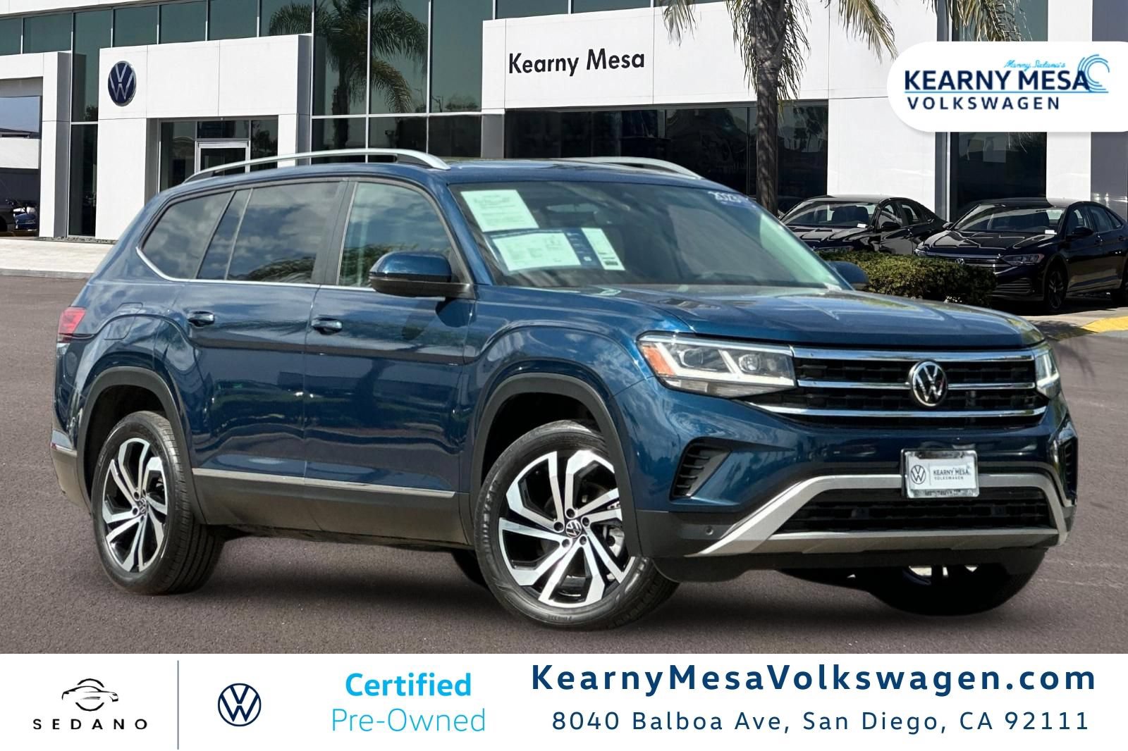 Used 2023 Volkswagen Atlas SEL AWD/4WD image 1