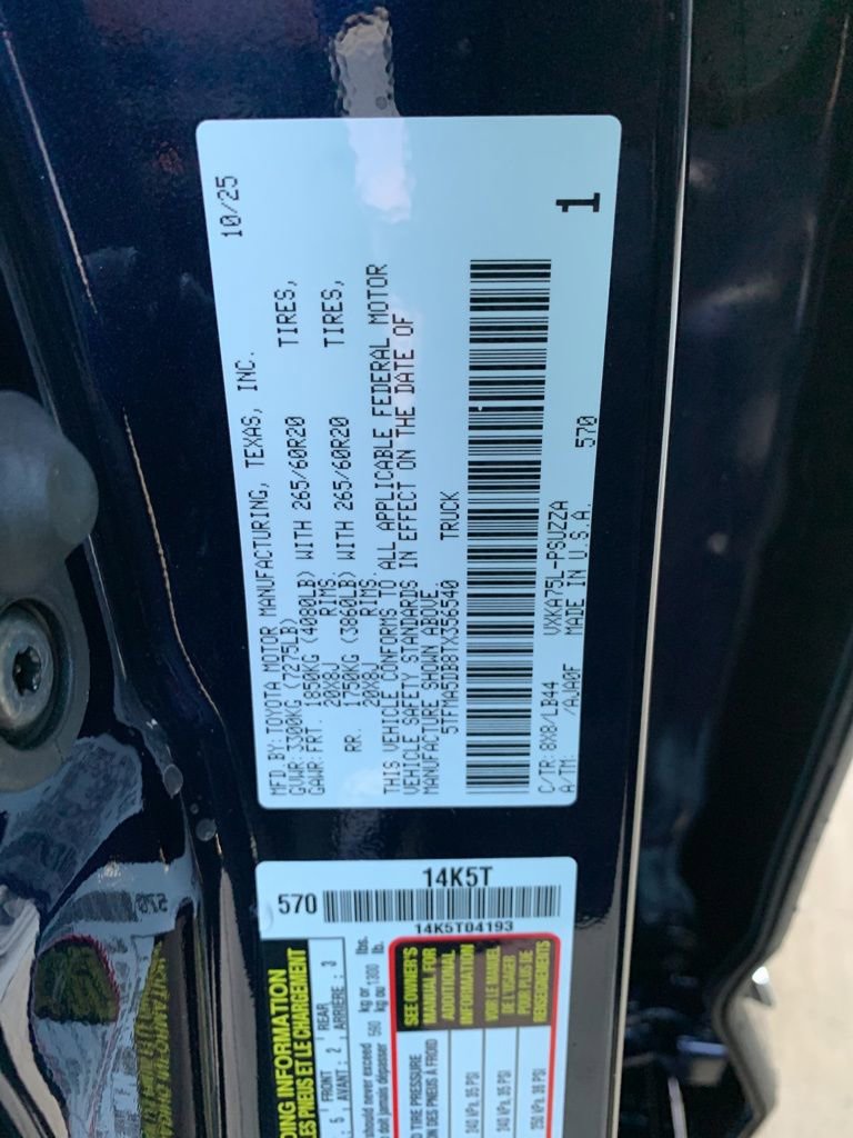 New 2026 Toyota Tundra 1794 Edition image 32