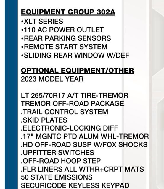 Used 2023 Ford Ranger XLT w/ Tremor Off-Road Package image 17