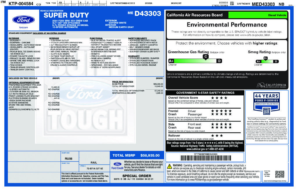 Used 2021 Ford F250 XLT AWD/4WD image 4