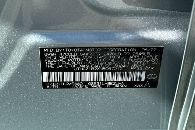 Used 2022 Lexus IS 350 F Sport w/ Navigation Package RWD image 34