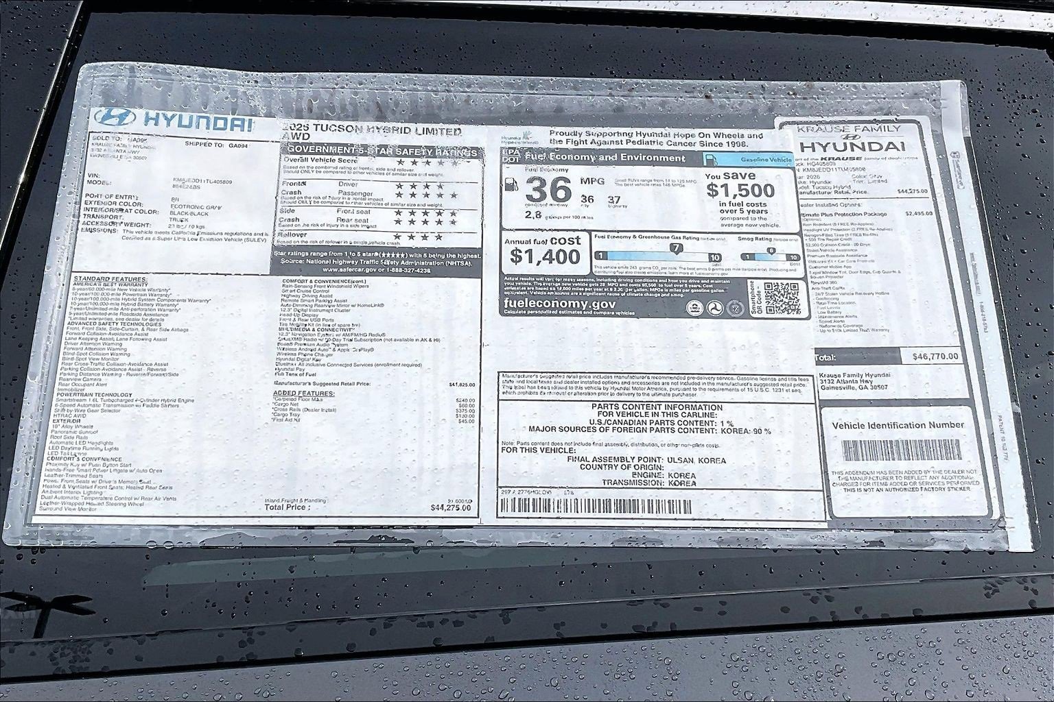 New 2026 Hyundai Tucson Limited image 14