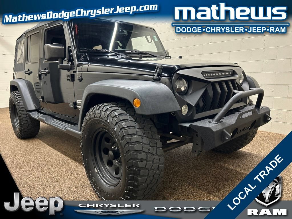 Used 2015 Jeep Wrangler Unlimited Sport w/ Quick Order Package 24S AWD/4WD image 1