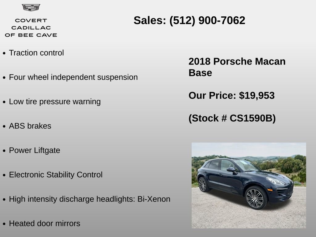Used 2018 Porsche Macan AWD/4WD image 12