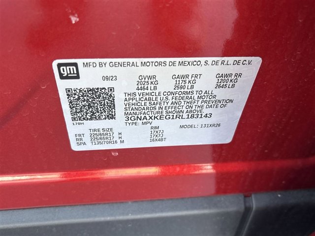 Certified 2024 Chevrolet Equinox LT w/ LPO, Floor Liner Package FWD image 32