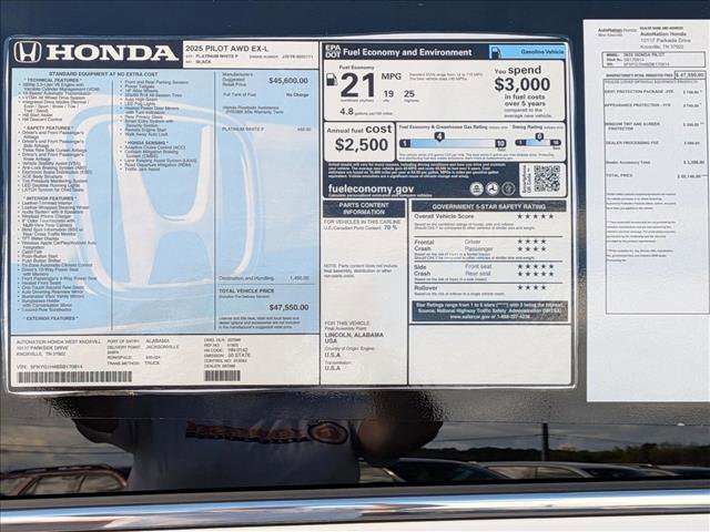 New 2025 Honda Pilot EX-L image 17