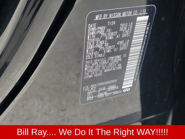 Used 2025 INFINITI QX80 Sensory image 25