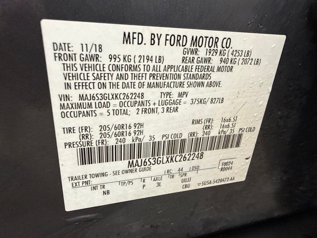Used 2019 Ford EcoSport SE AWD/4WD image 10