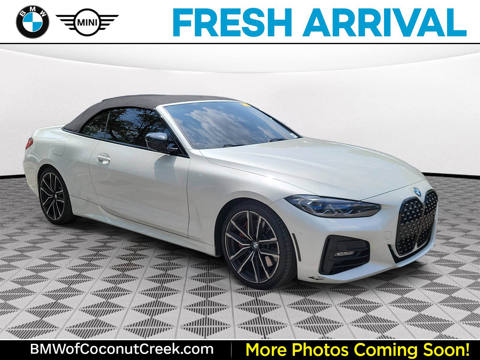 Used 2021 BMW 430i Convertible w/ Executive Package RWD image 1