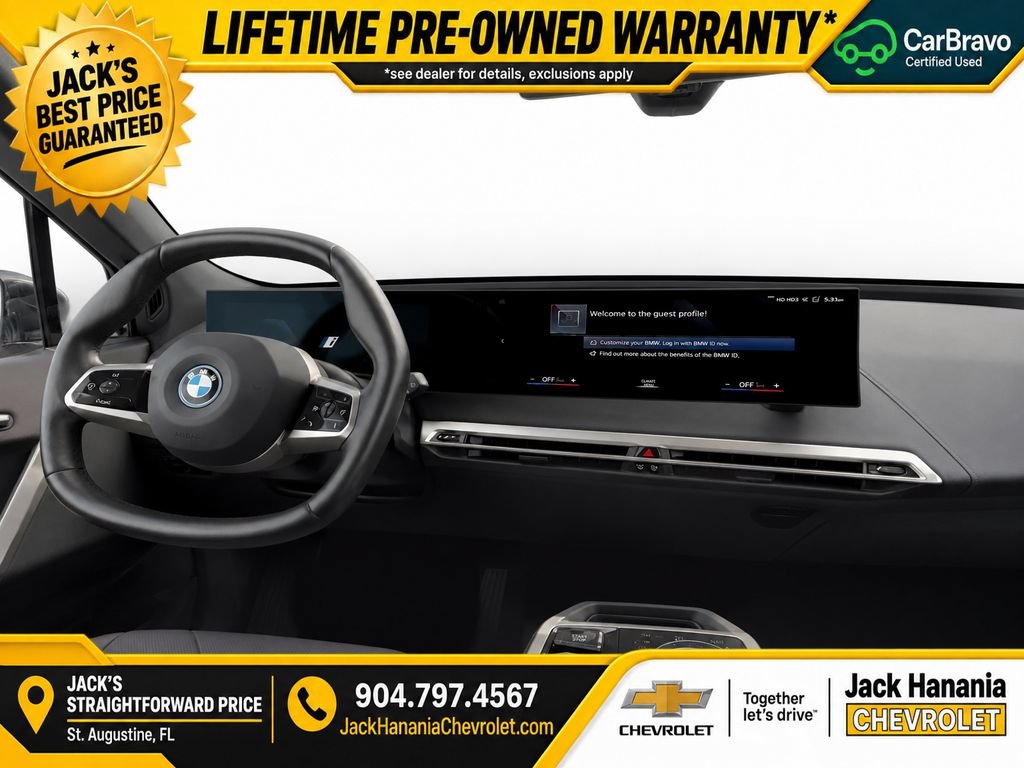 Used 2023 BMW iX xDrive50 w/ Sport Package AWD/4WD image 12
