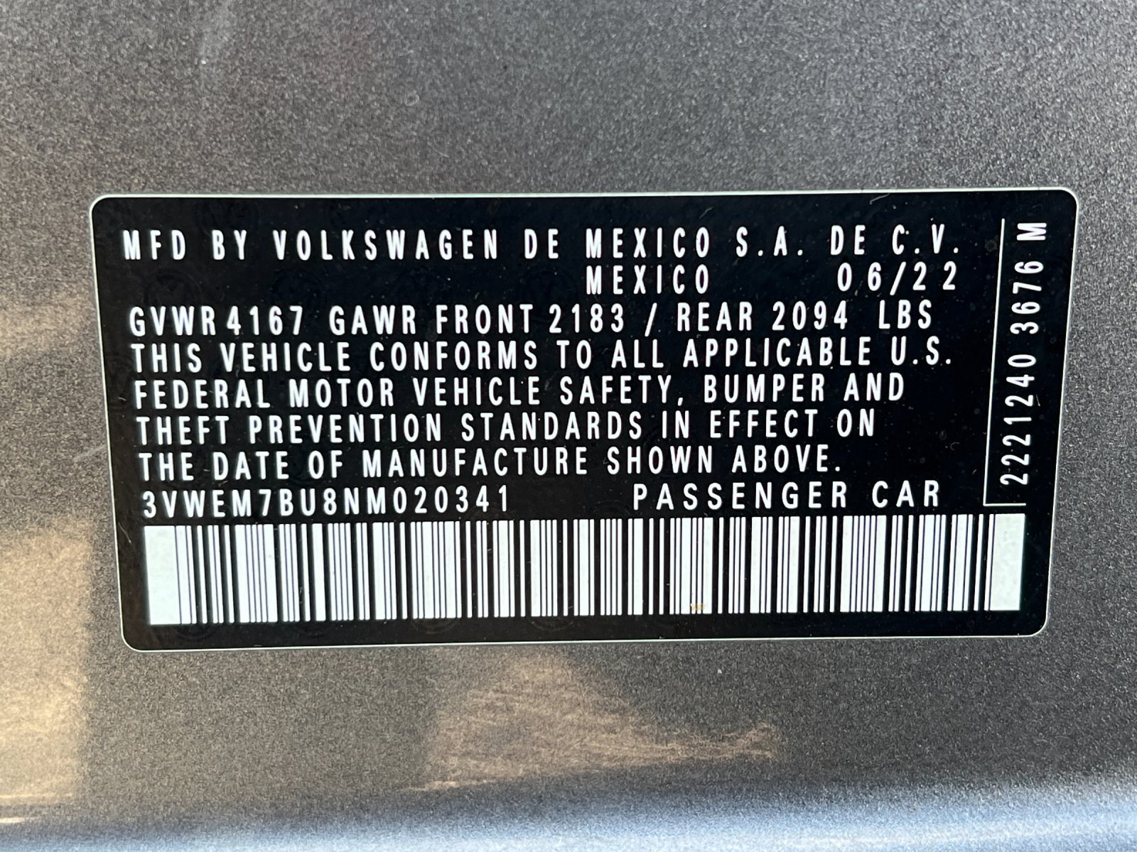 Used 2022 Volkswagen Jetta SE FWD image 27