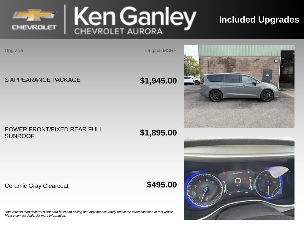 Used 2023 Chrysler Pacifica Touring-L w/ S Appearance Package AWD/4WD image 6