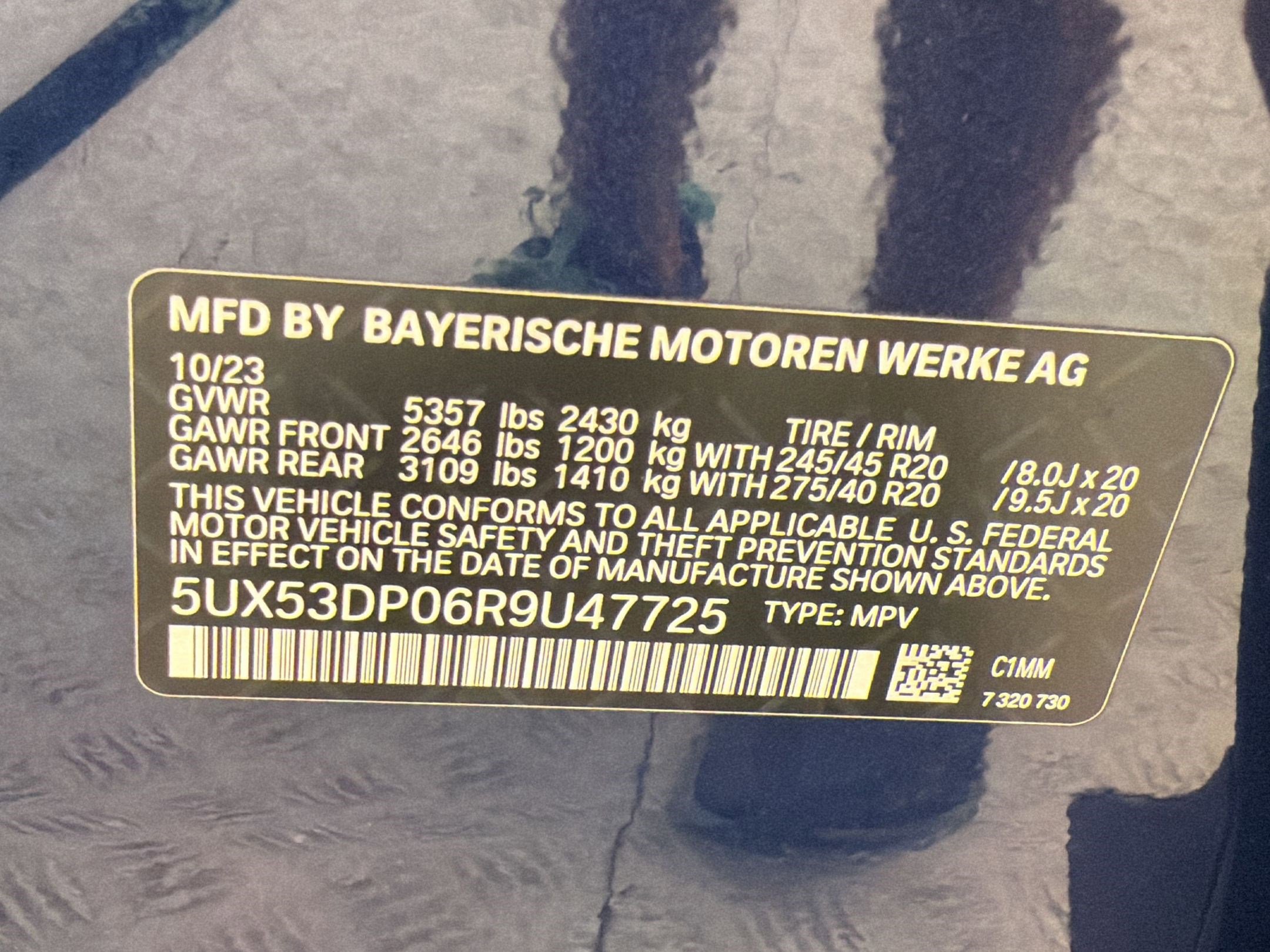 Certified 2024 BMW X3 xDrive30i w/ M Sport Package image 20