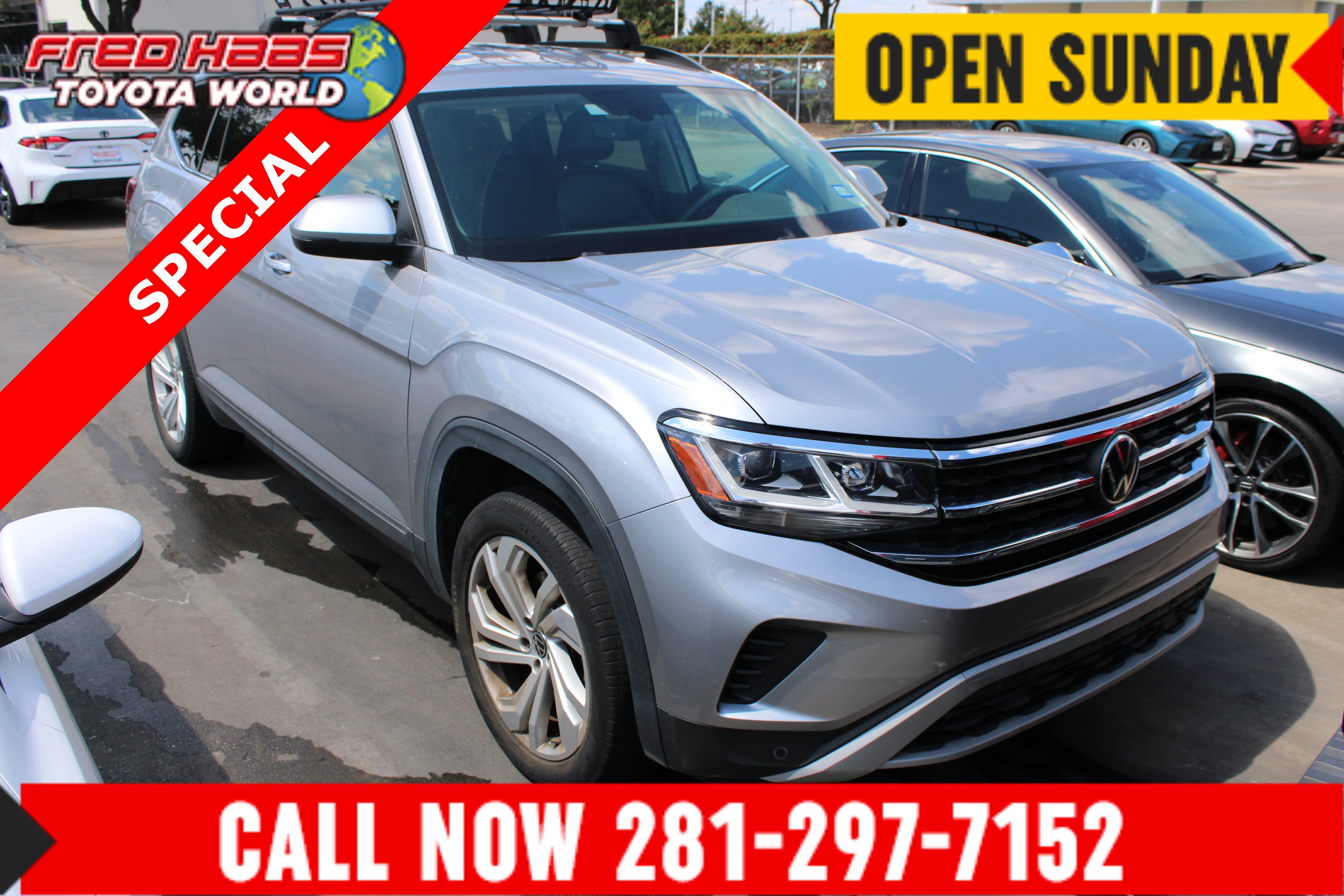 Used 2021 Volkswagen Atlas SE w/ Towing Package