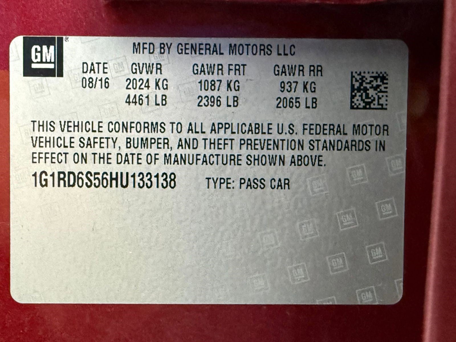 Used 2017 Chevrolet Volt Premier w/ Driver Confidence II Package image 18