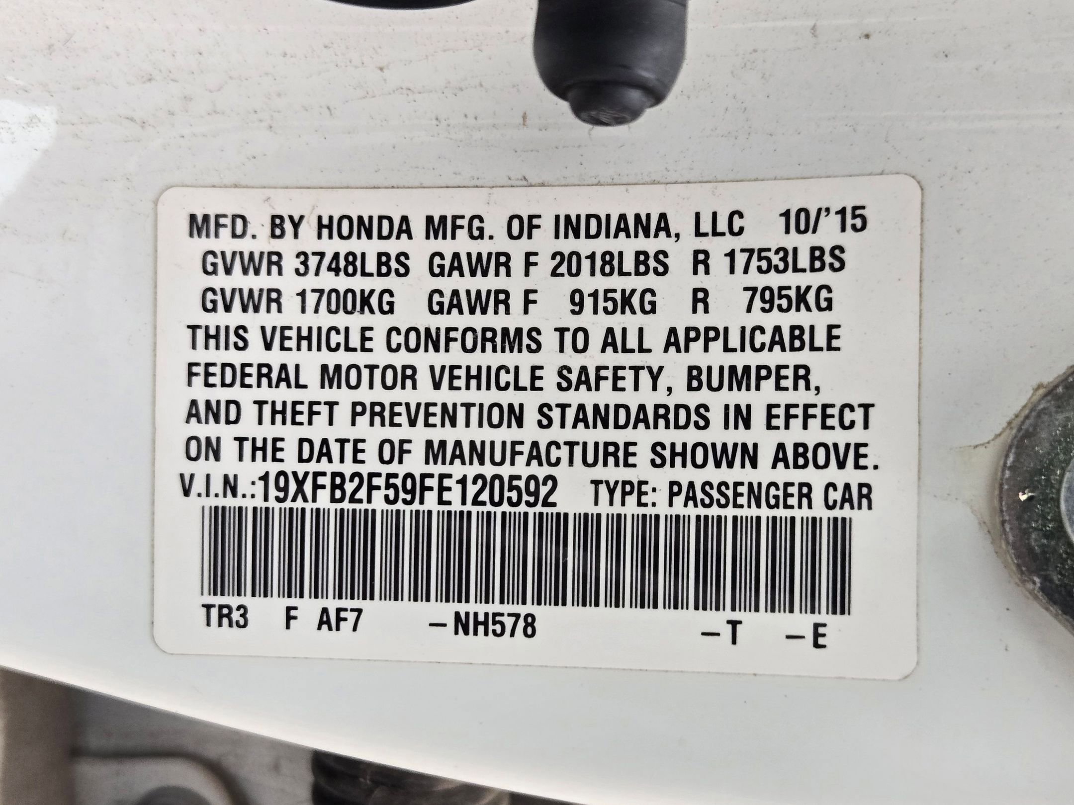 Used 2015 Honda Civic LX image 23