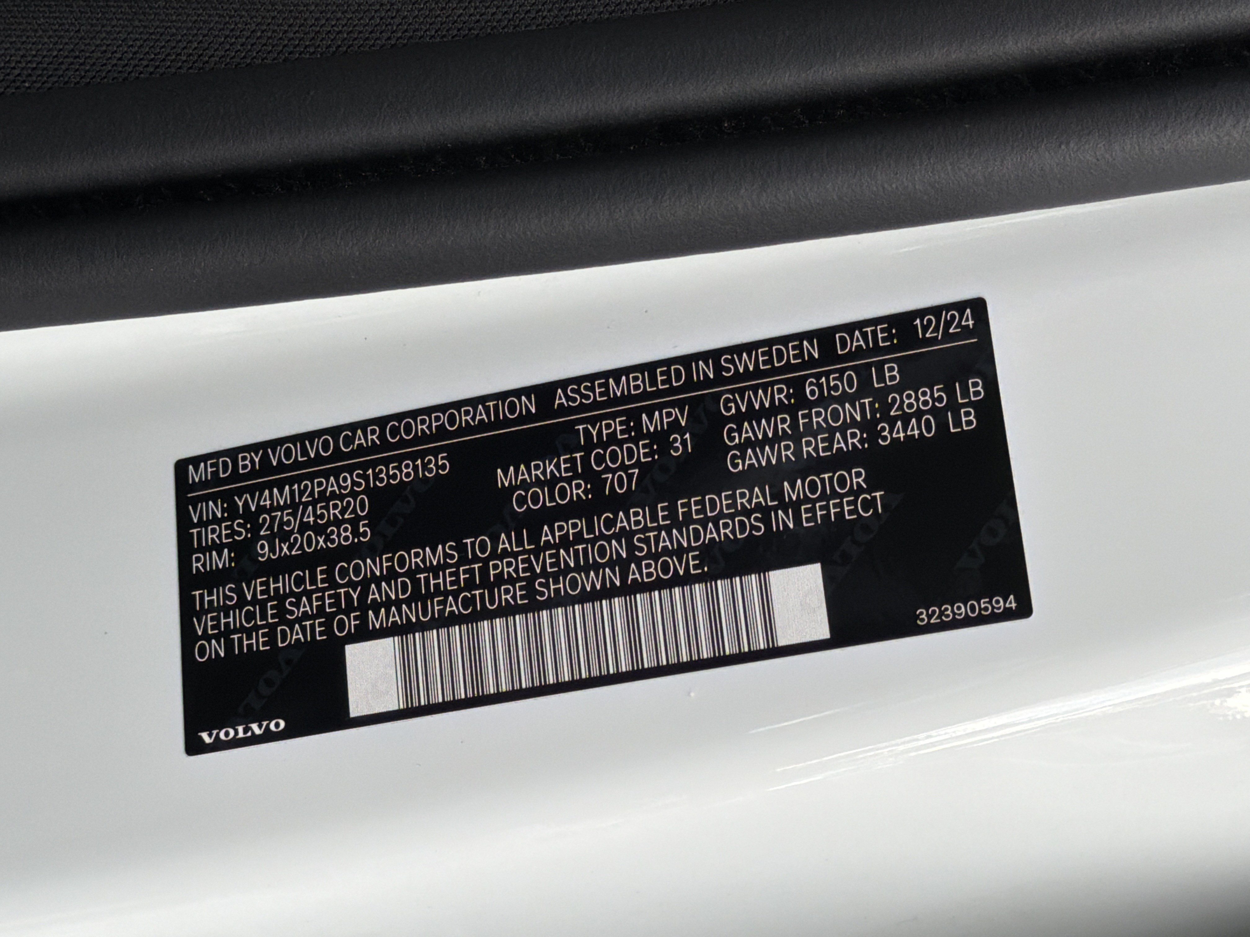 Used 2025 Volvo XC90 B5 Core AWD/4WD image 37
