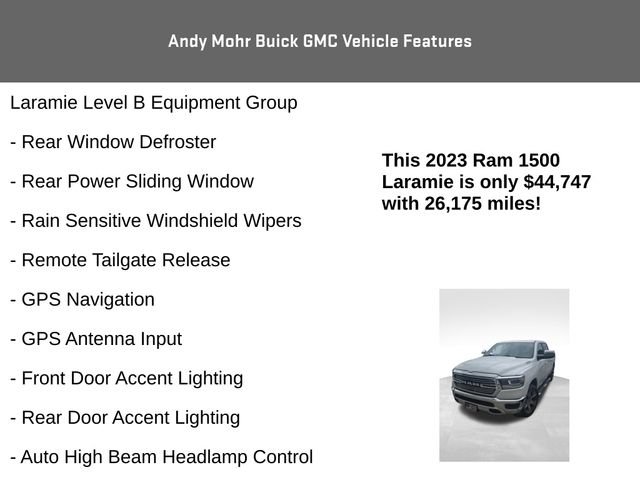 Used 2023 RAM 1500 Laramie AWD/4WD image 8