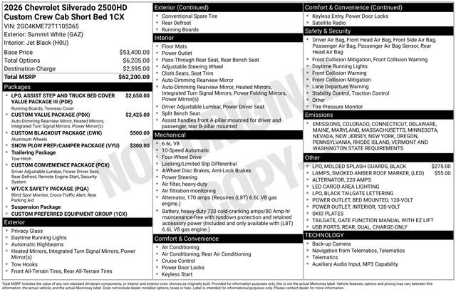 New 2026 Chevrolet Silverado 2500 Custom image 27