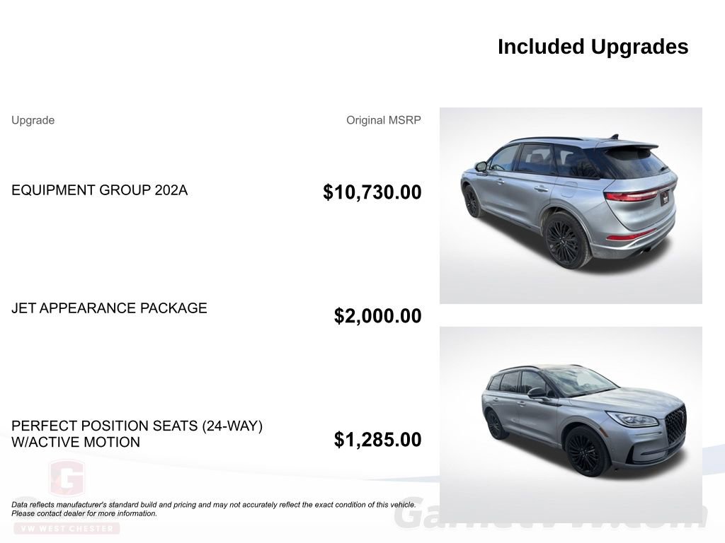 Used 2023 Lincoln Corsair Reserve w/ Equipment Group 202A image 8