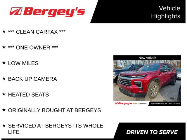 Certified 2025 Chevrolet Traverse LT w/ Driver Confidence Package image 4