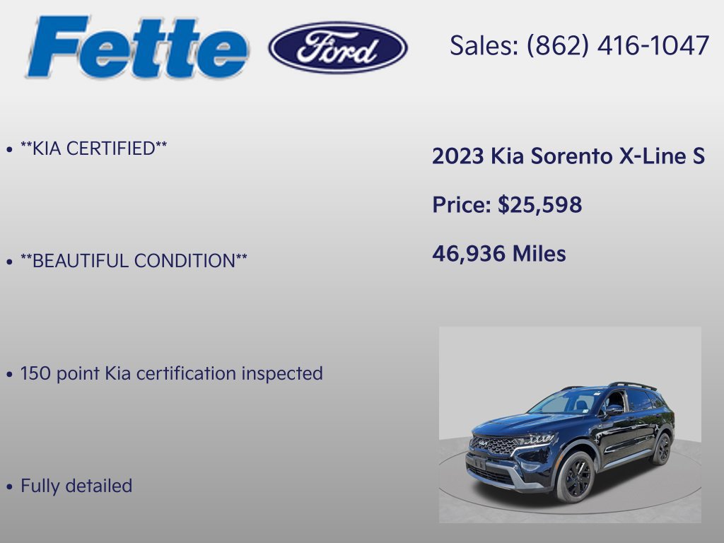 Certified 2023 Kia Sorento S w/ Panoramic Sunroof Package AWD/4WD image 7