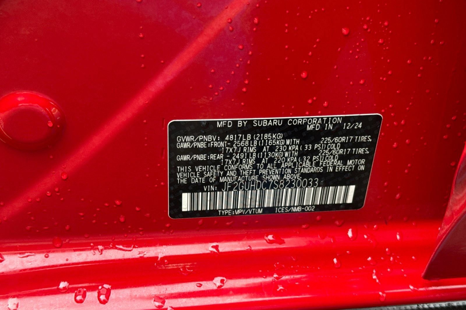 Certified 2025 Subaru Crosstrek 2.0i Premium image 32