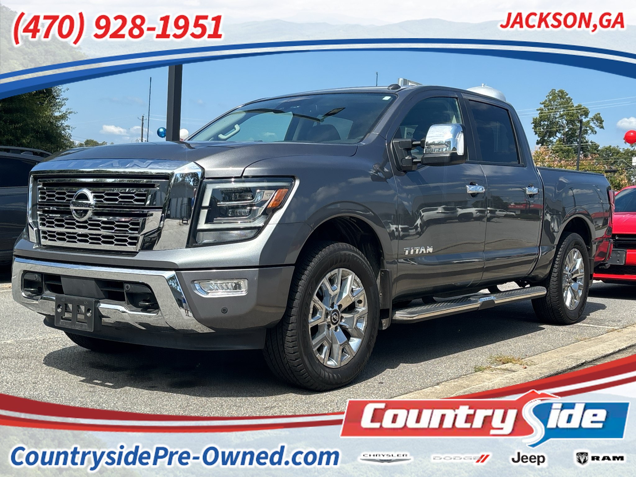 Used 2021 Nissan Titan SL w/ Moonroof Package