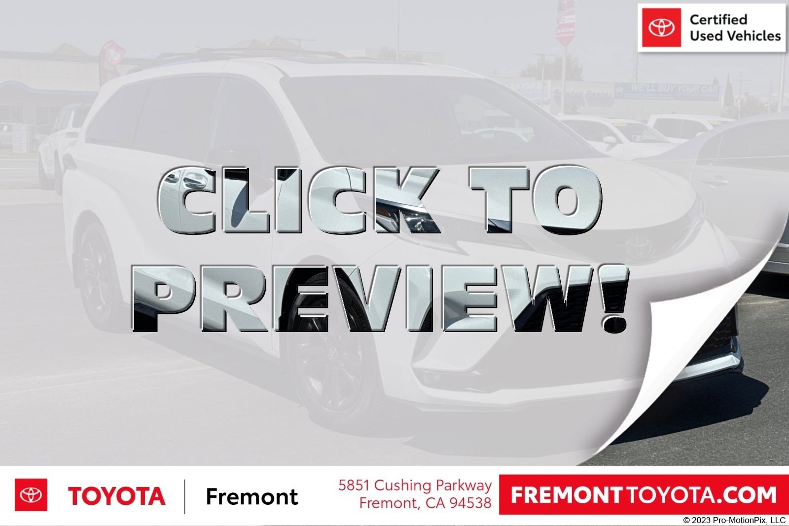 Certified 2024 Toyota Sienna XSE w/ XSE Premium Package