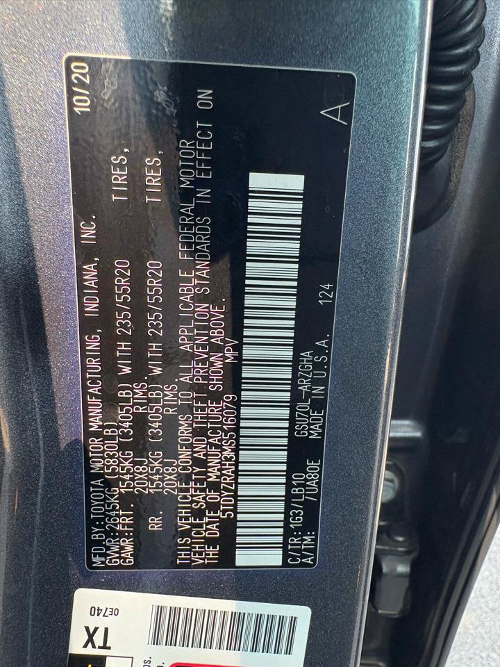 Used 2021 Toyota Highlander Limited FWD image 43