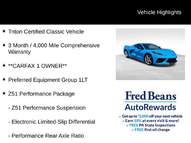 Used 2020 Chevrolet Corvette Stingray Coupe w/ Z51 Performance Package RWD image 5