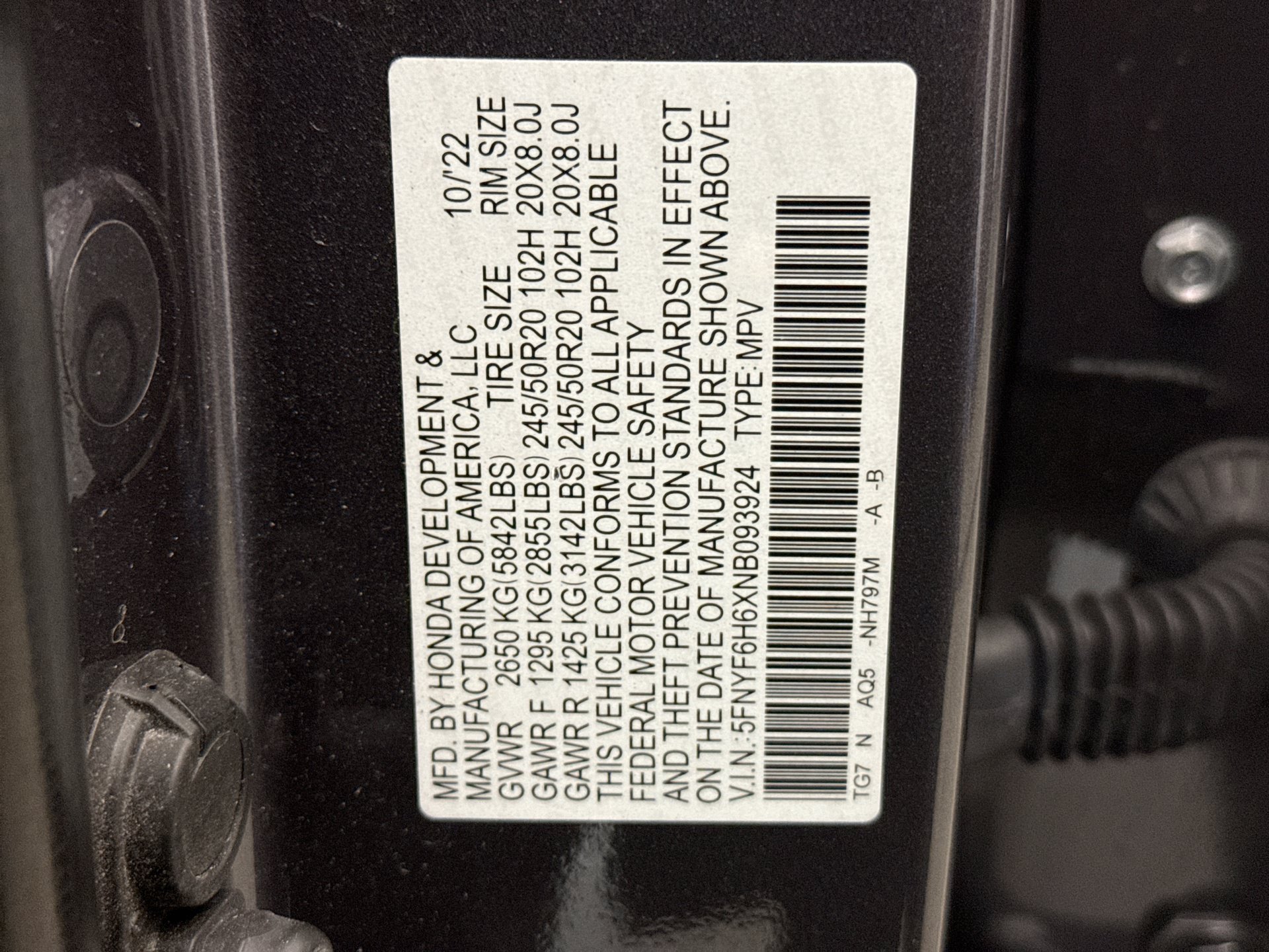 Used 2022 Honda Pilot Touring image 26