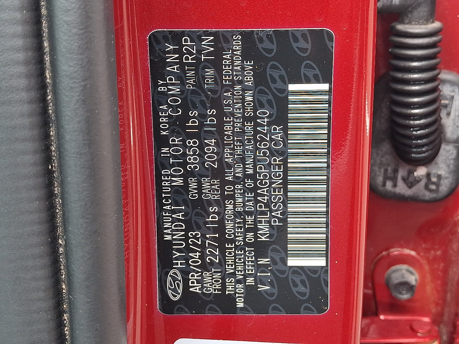 Certified 2023 Hyundai Elantra Limited w/ Preferred Accessory Package FWD image 26