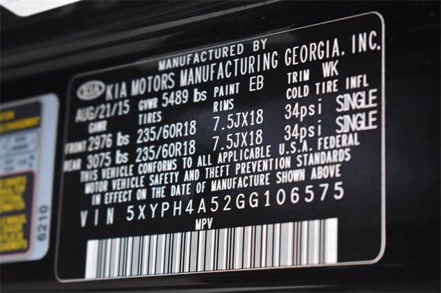 Used 2016 Kia Sorento EX w/ EX Touring Package image 41