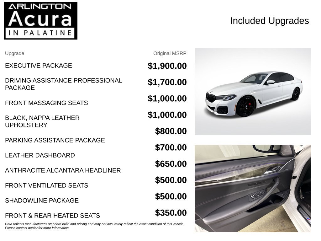 Used 2022 BMW M550i xDrive w/ Executive Package AWD/4WD image 4